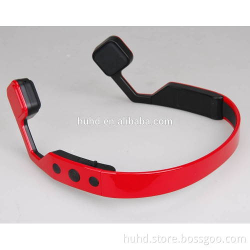 2016 New bluetooth bone conduction neckband headset sweatproof bluetooth sport bone conduction headphone with microphone